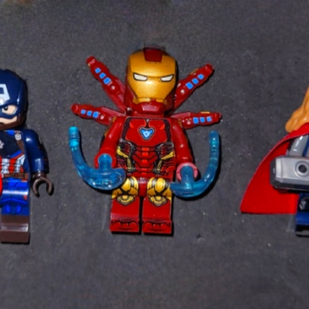 New Captain America, Ironman & Thor mini figures